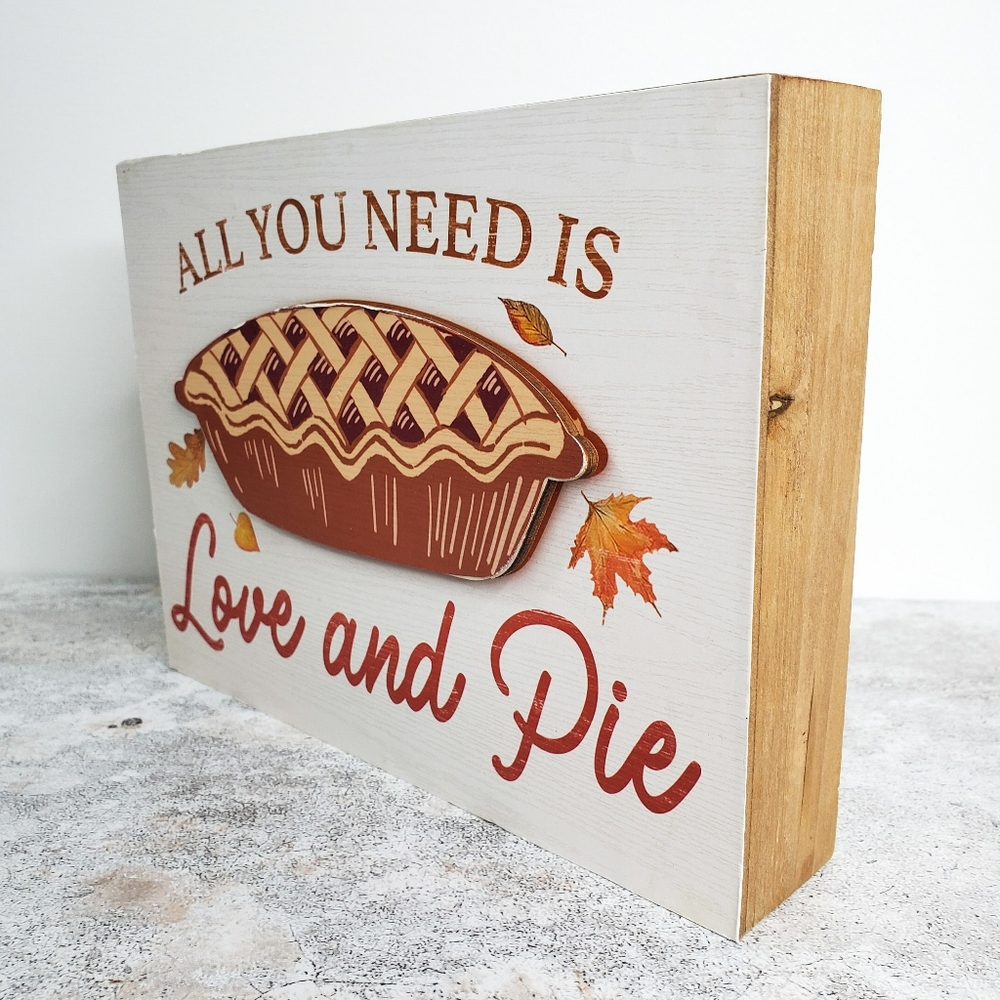🏷 Ashland • All You Need is Love and Pie tabletop decor - Picture 4 of 4